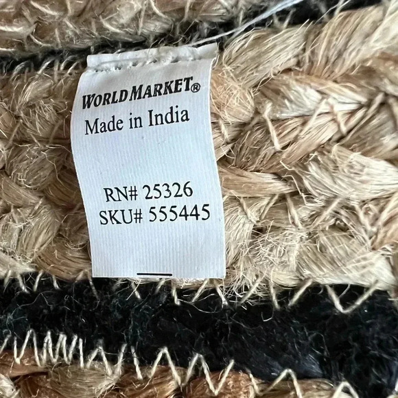 World Market | jute surfer, boho crossbody tote bag - Picture 7 of 15